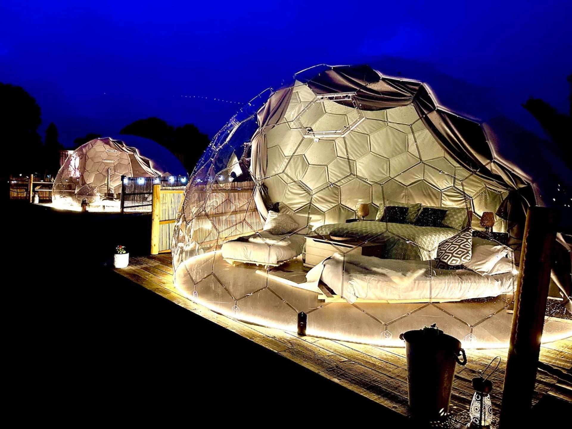 Deerstone Glamping-boulsworth Hill Dome Hot Tub Роскошный шатер